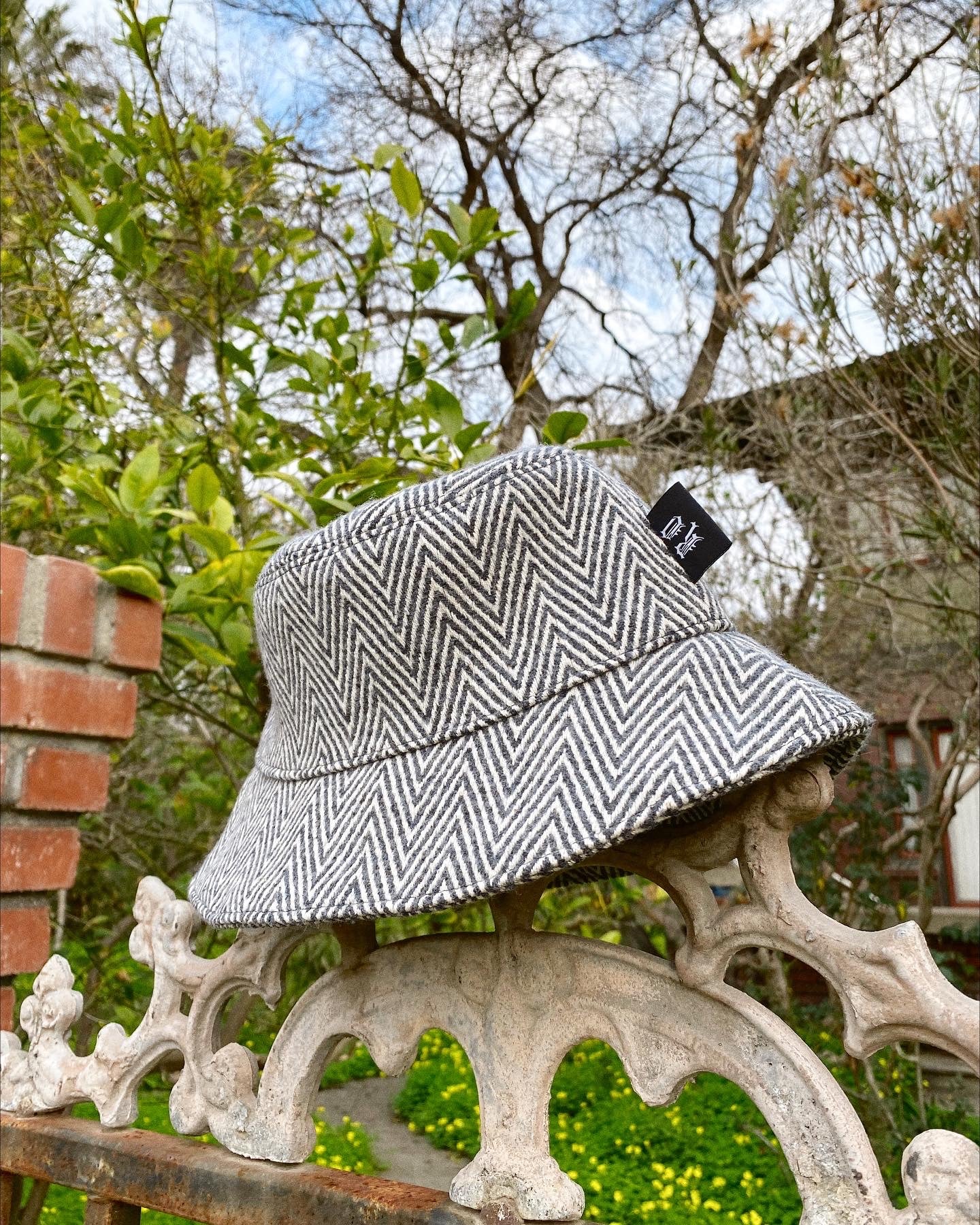 Zig Zag Wool Bucket Hat